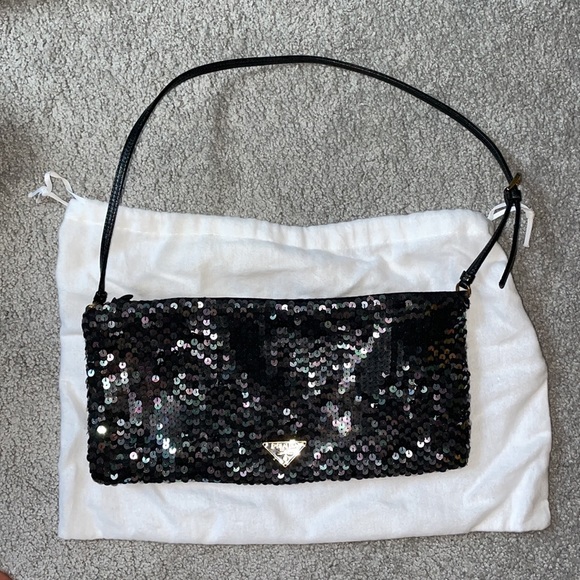 Prada, Vintage shoulder bag/clutch. - Picture 4 of 9
